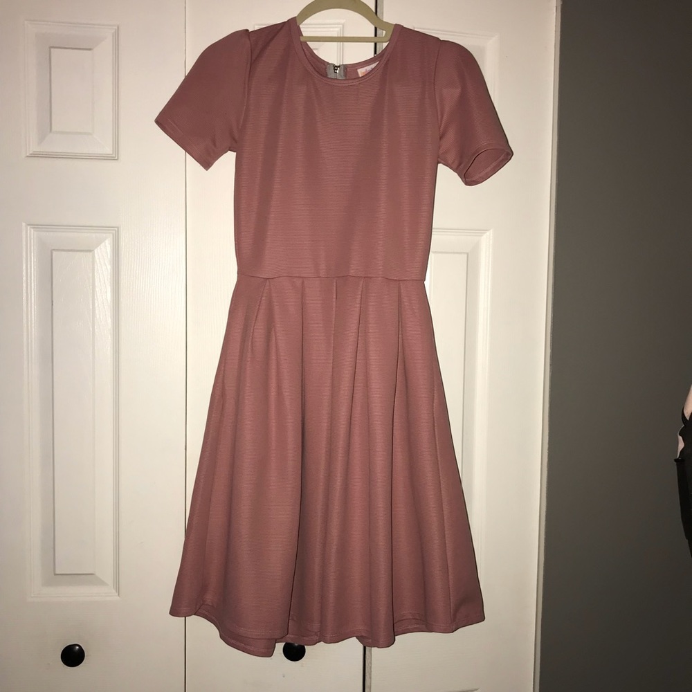 XS Pink Amelia Lularoe dress